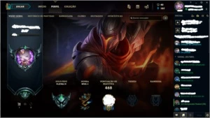 Conta Platina 4 - League of Legends LOL