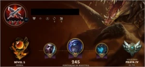 Conta Prata 4 - League of Legends LOL
