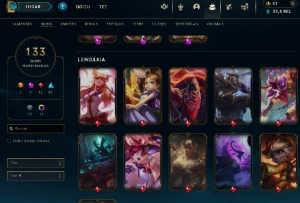 Conta Lol Full Acesso - Lvl 293 - 133 Skins - Todos Campeões - League of Legends