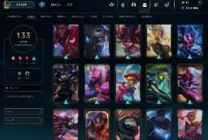 Conta Lol Full Acesso - Lvl 293 - 133 Skins - Todos Campeões - League of Legends