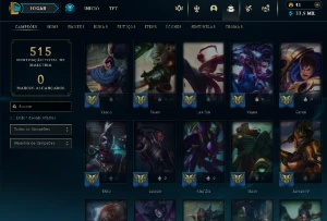 Conta Lol Full Acesso - Lvl 293 - 133 Skins - Todos Campeões - League of Legends