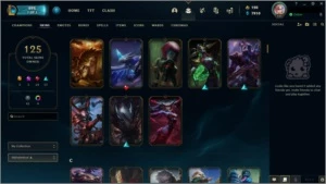 Conta LoL 125 skins (servidor NA) - League of Legends