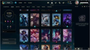 Conta LoL 125 skins (servidor NA) - League of Legends