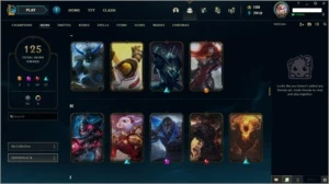 Conta LoL 125 skins (servidor NA) - League of Legends