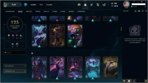 Conta LoL 125 skins (servidor NA) - League of Legends
