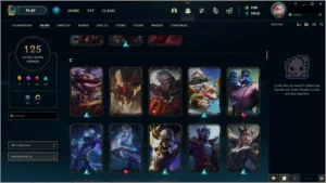 Conta LoL 125 skins (servidor NA) - League of Legends