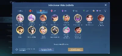 Conta com muita skin boa collab e Collector - Mobile Legends