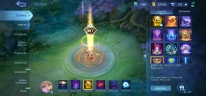 Conta com muita skin boa collab e Collector - Mobile Legends