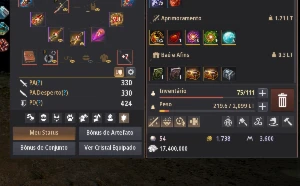 Conta Bdo P2w - 752 Gs - NÃO STEAM