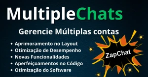 "ZAPCHAT" "Multiple WA[pp] Chat": Múltiplas Contas no PC - Redes Sociais