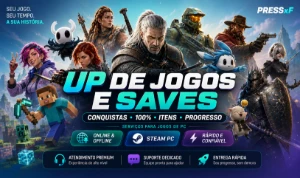 Up de Jogos e Saves | Adiciono Items e Platino Seus Jogos - Steam