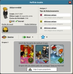 CONTA HABBO 2007, 2009 E 2010