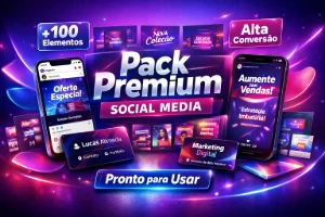 Pack Premium Social Media 🔥 Destaque Instantâneo