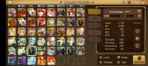 Summoners War Global com Pater Seara Nana Liam Sekhmet