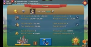 Conta Lords Mobile 30OM de poder