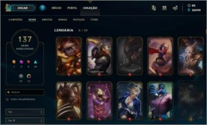 Conta League of Legends- Completa LOL