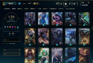 Prata 2 com TODOS os champs e 130 Skins ( JG / ADC ) - League of Legends LOL