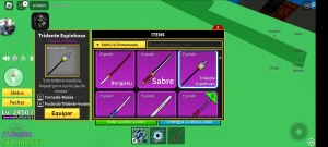 Conta com God Human e soul guitar - Roblox