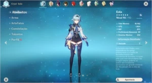 [AR51] ZHONGLI, EULA, KLEE, QIQI, DILUC 5* BANNER GARANTIDO - Genshin Impact