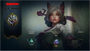 Contas Platinas - League of Legends LOL