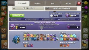 Conta clash of clans cv 12 full