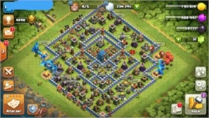 Conta clash of clans cv 12 full