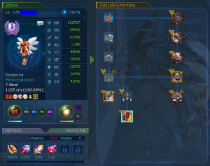 Conta end game LADMO com CMA