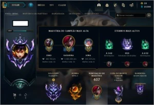 CONTA DIAMANTE 1 SINCE S6 + CONTA OURO VALORANT C/SKINS - League of Legends LOL