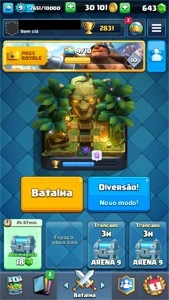 Conta Clash Royale level 9  2830 trofeús com 5 lendárias.