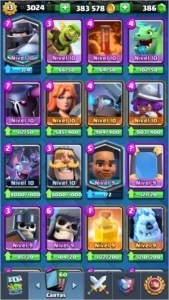 CLASH ROYALE LEVEL 13 + 400.000 DE OURO