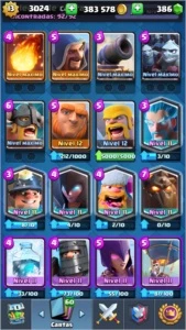 CLASH ROYALE LEVEL 13 + 400.000 DE OURO