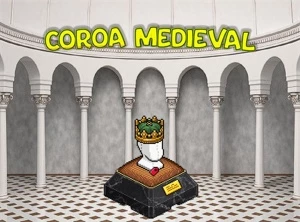 V&D BROTHER - COROA MEDIEVAL HABBO HOTEL - R$ 30,00