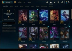 CONTA LOL CRIADA EM 2012 41 CHAMPIONS - League of Legends