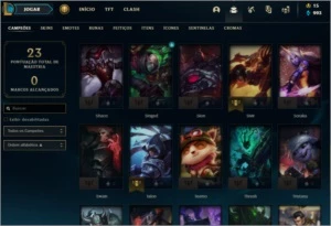 CONTA LOL CRIADA EM 2012 41 CHAMPIONS - League of Legends