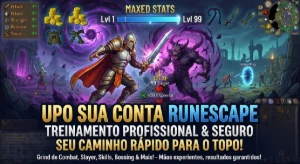 Upo sua conta RuneScape. RS