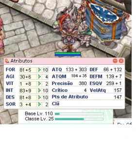Vendo Conta com Rk 166 e Bioquimico 110 Latam Freya Ragnarok - Ragnarok Online