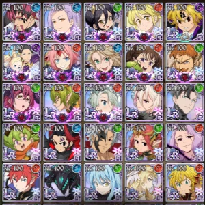 CONTA END-GAME - 18KK BOX CC + COLABS + MUITOS RECURSOS - Seven Deadly Sins
