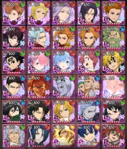 CONTA END-GAME - 18KK BOX CC + COLABS + MUITOS RECURSOS - Seven Deadly Sins