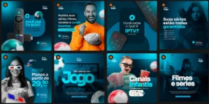 Arte IPTV PSD Premium – (Design Editável e Profissional) - Outros