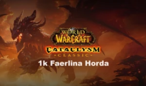 Wowtlk - Cataclysm - 1K Gold Faerlina Horda