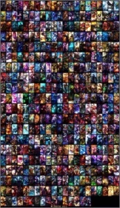 Borda challenger, 429 skins, 5 skins hextec email de criação - League of Legends LOL