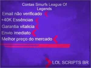 CONTAS SMURFS LVL 30 - League of Legends LOL