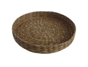Bandeja Redonda Natural de Taboa 27x4