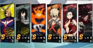 Conta My Hero Academia: The Strongest Hero - Outros