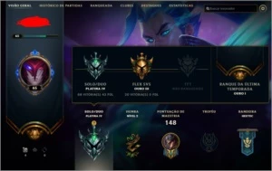Conta LoL  LVL65 Platina 4 - League of Legends