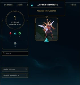 Conta LoL  LVL65 Platina 4 - League of Legends