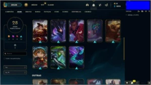 Conta lol Platina 1 - League of Legends