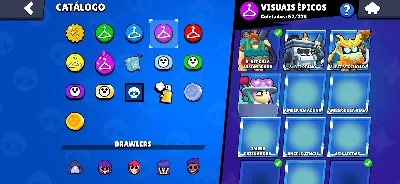 Conta brawl stars +46K troféus, PREÇO NEGOCIAVEL