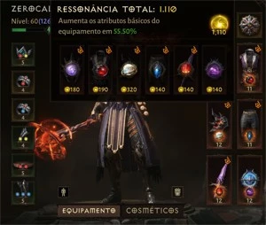 ARCANISTA LVL 125 / 1110 DE RESSONÂNCIA / 3K TAXA DE COMBATE - Blizzard