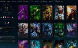 Lol Esmeralda 4, 20 K Ea, 8 Skins, Skins Lendárias, Lvl 49 - League of Legends